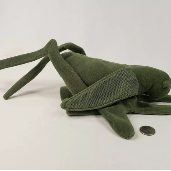 Vintage FOLKMANIS Folktails T2047 Glove Hand Puppet - Grasshopper 10" - Picture 3 of 9